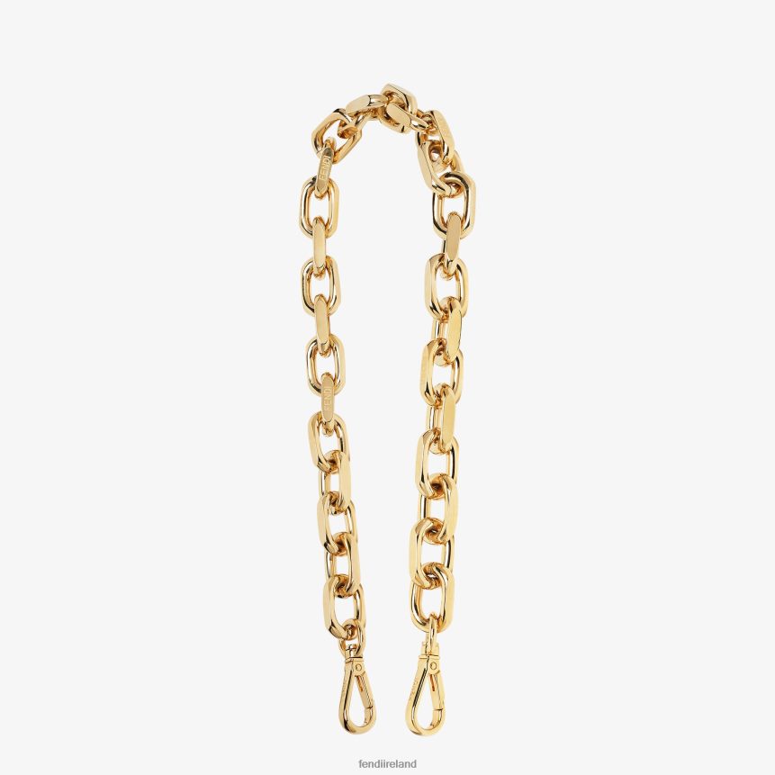 Fendi Women Metal Shoulder Strap R06TFR8 Accessories Beige