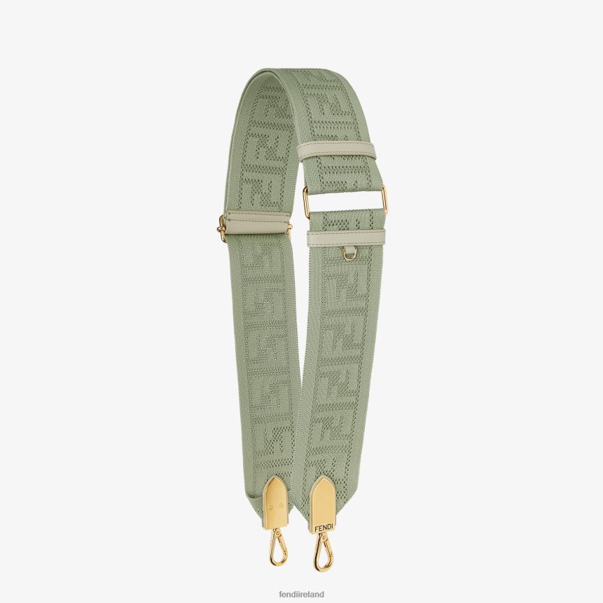 Fendi Women Ribbon Shoulder Strap R06TFR232 Accessories Green