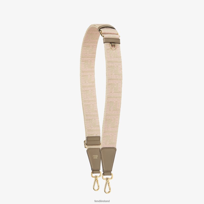 Fendi Women Ribbon Shoulder Strap R06TFR27 Accessories White