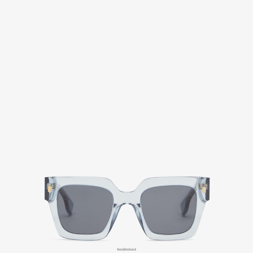 Fendi Women Acetate Sunglasses With Low Fitting Bridge R06TFR181 Accessories Light blue