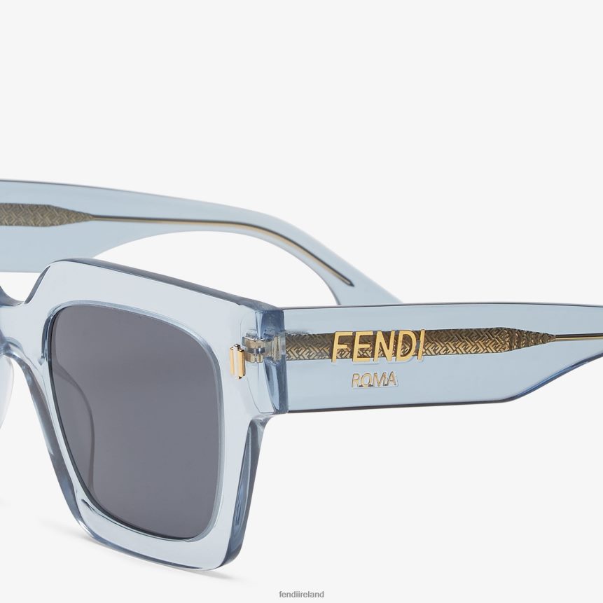 Fendi Women Acetate Sunglasses With Low Fitting Bridge R06TFR181 Accessories Light blue