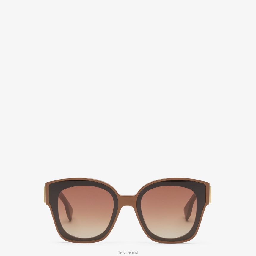 Fendi Women Caramel Acetate Sunglasses R06TFR150 Accessories Fashion