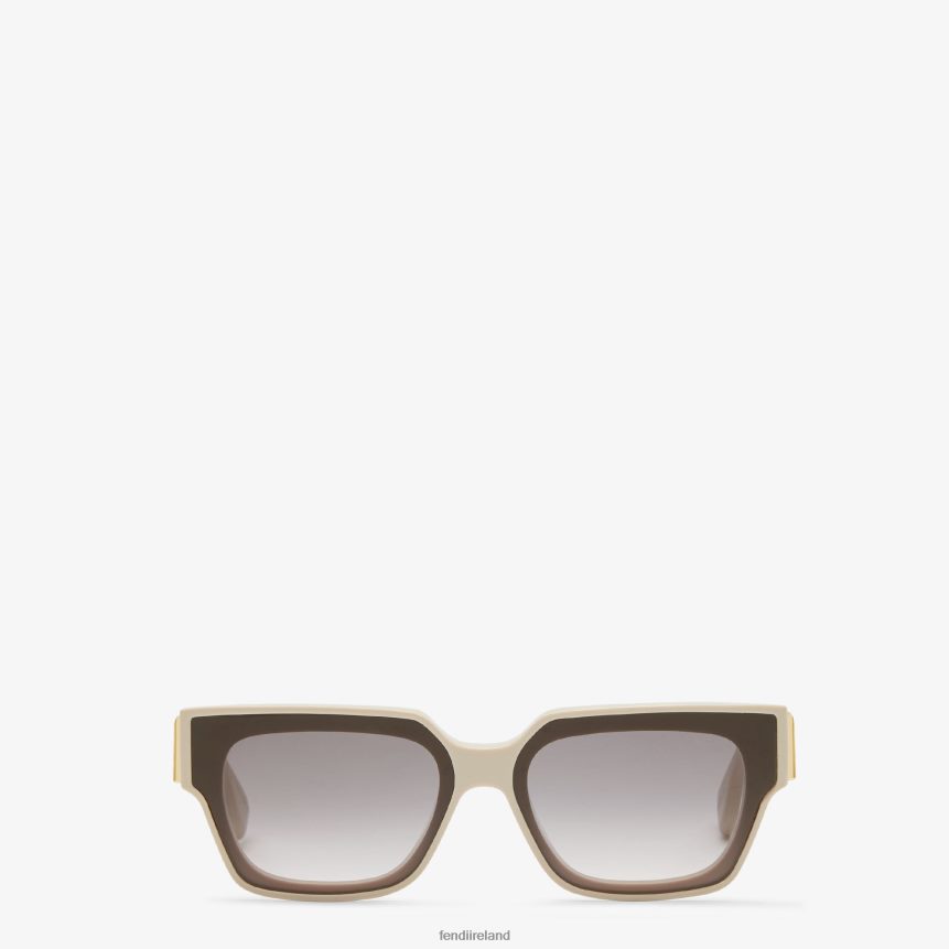 Fendi Women Cream Acetate Sunglasses R06TFR154 Accessories Fashion
