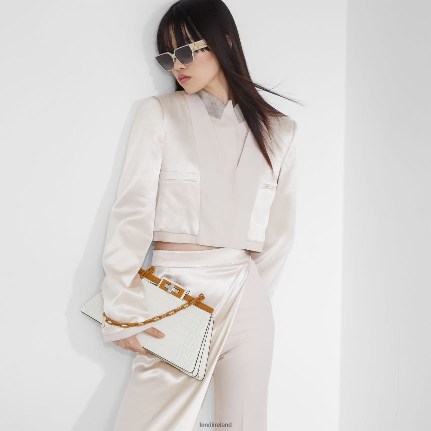 Fendi Women Cream Acetate Sunglasses R06TFR154 Accessories Fashion