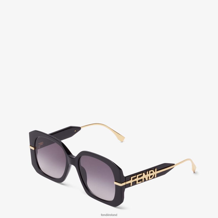 Fendi Women Graphy Acetate Sunglasses R06TFR310 Accessories Black