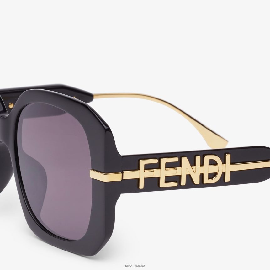 Fendi Women Graphy Acetate Sunglasses R06TFR310 Accessories Black