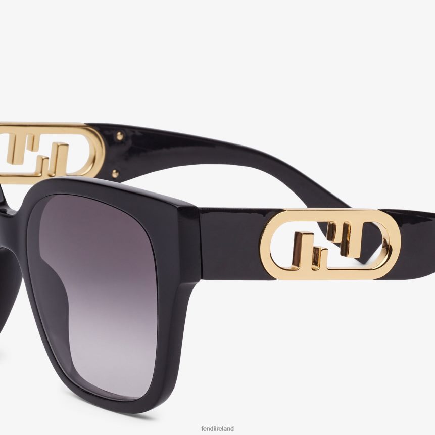 Fendi Women Low Bridge Fit Acetate Sunglasses R06TFR327 Accessories Black