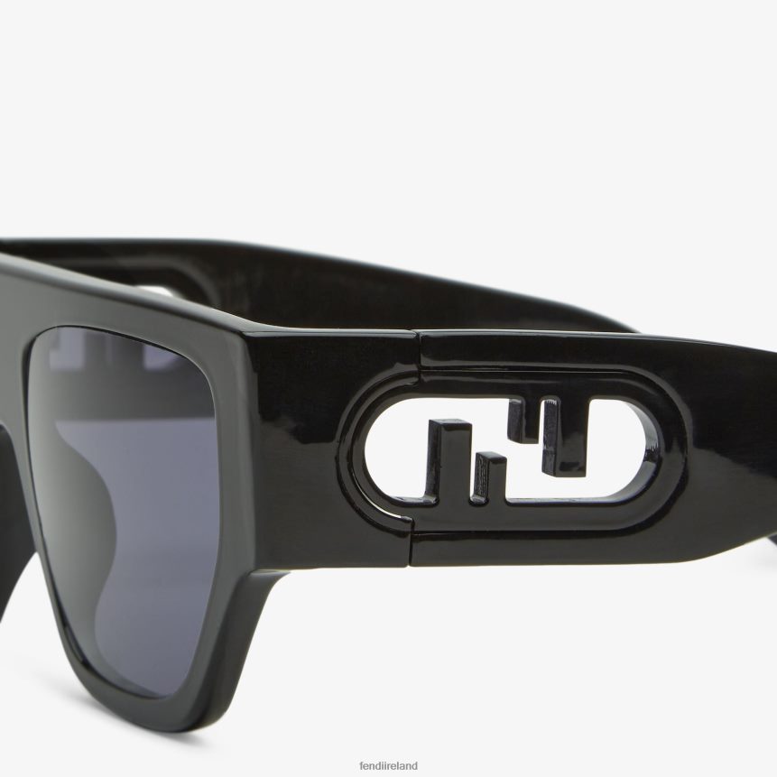 Fendi Women O\'Lock Acetate Sunglasses R06TFR58 Accessories Gray