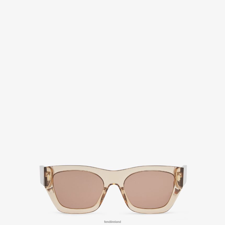 Fendi Women Roma Acetate Sunglasses R06TFR141 Accessories Beige