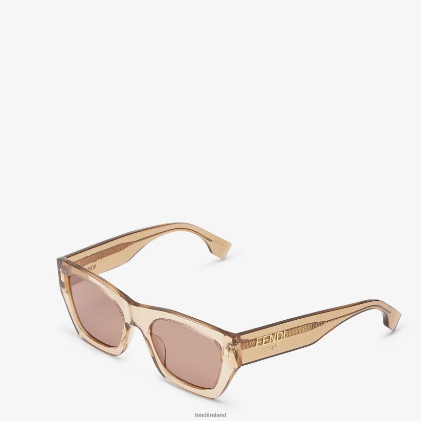 Fendi Women Roma Acetate Sunglasses R06TFR141 Accessories Beige