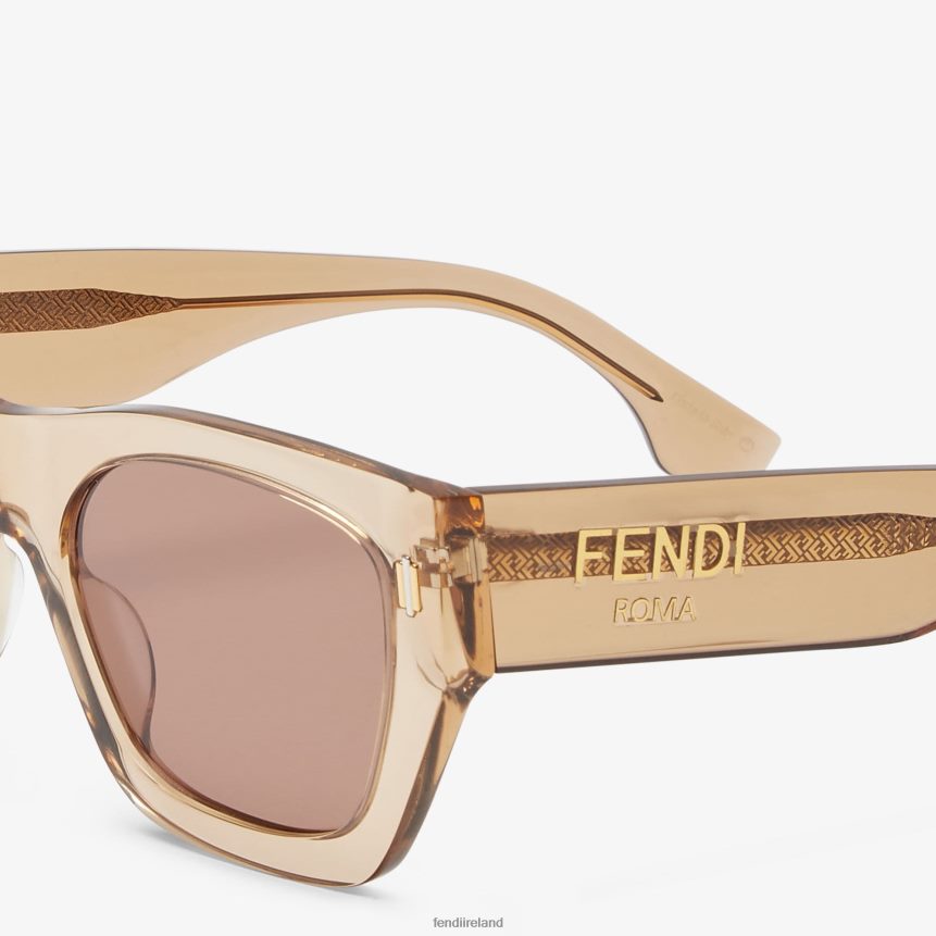 Fendi Women Roma Acetate Sunglasses R06TFR141 Accessories Beige