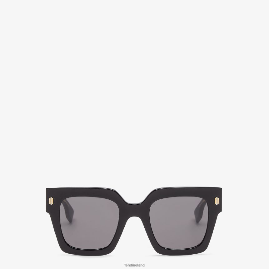 Fendi Women Roma Acetate Sunglasses R06TFR143 Accessories Black