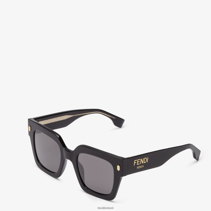 Fendi Women Roma Acetate Sunglasses R06TFR143 Accessories Black