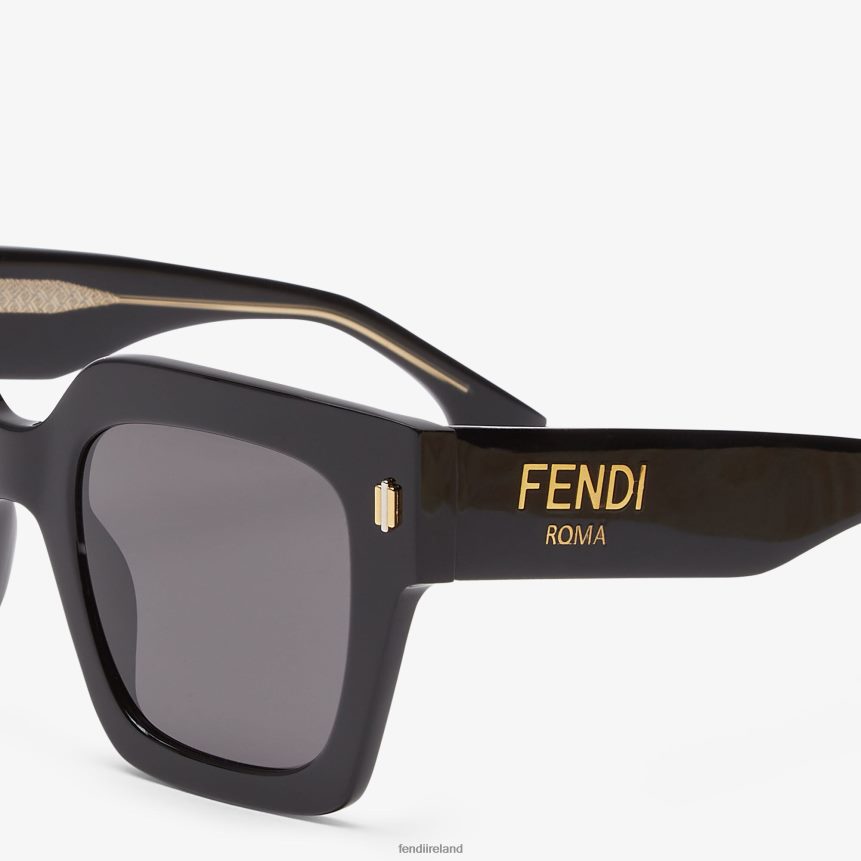 Fendi Women Roma Acetate Sunglasses R06TFR143 Accessories Black