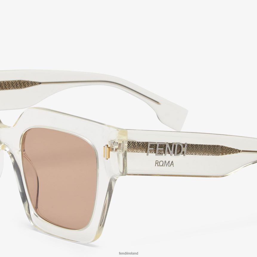 Fendi Women Roma Acetate Sunglasses R06TFR144 Accessories White