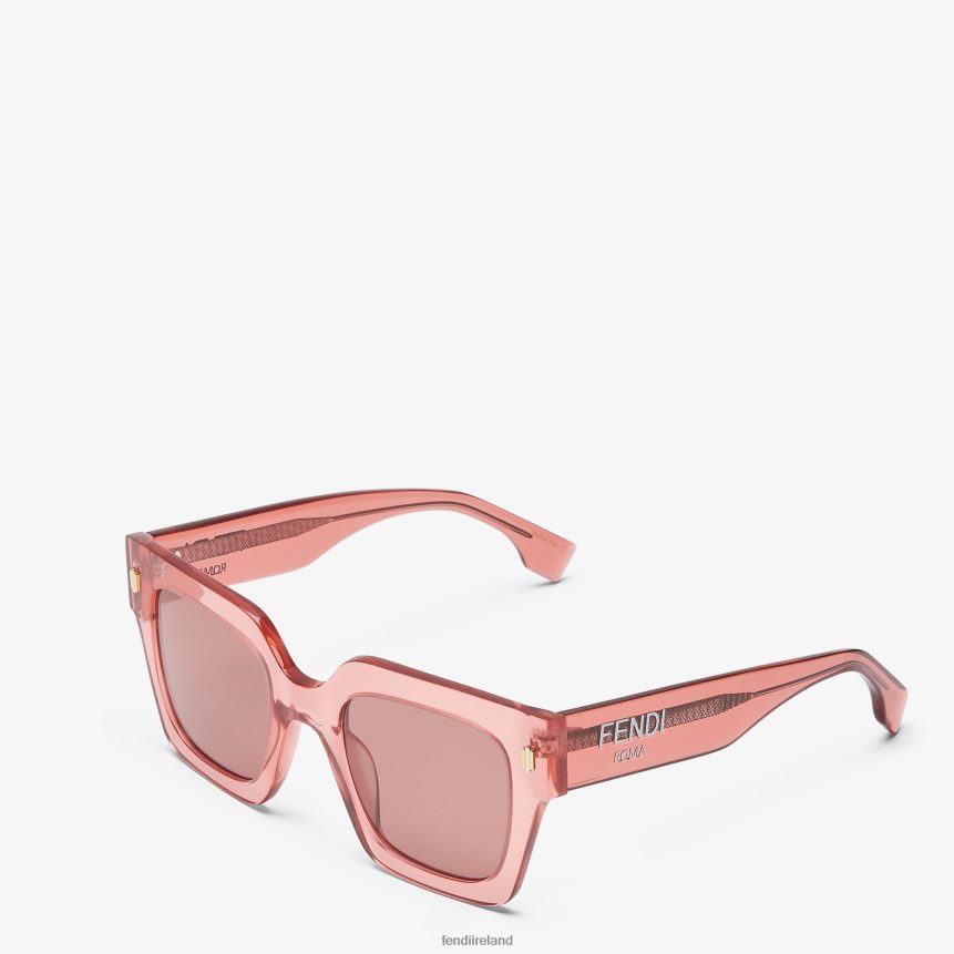 Fendi Women Roma Acetate Sunglasses R06TFR146 Accessories Pink