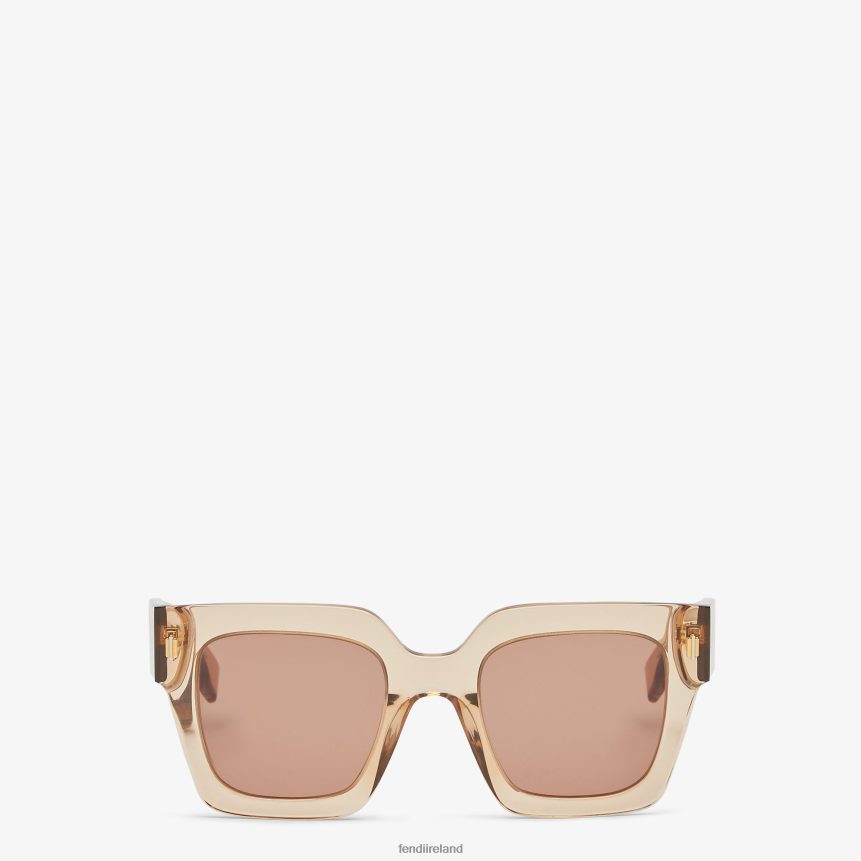 Fendi Women Roma Acetate Sunglasses R06TFR147 Accessories Beige