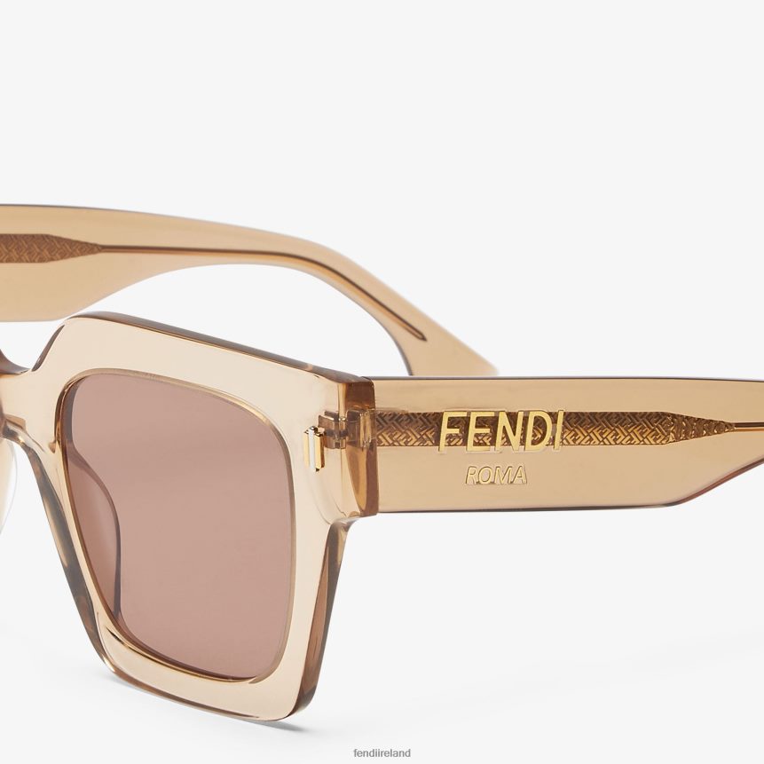 Fendi Women Roma Acetate Sunglasses R06TFR147 Accessories Beige
