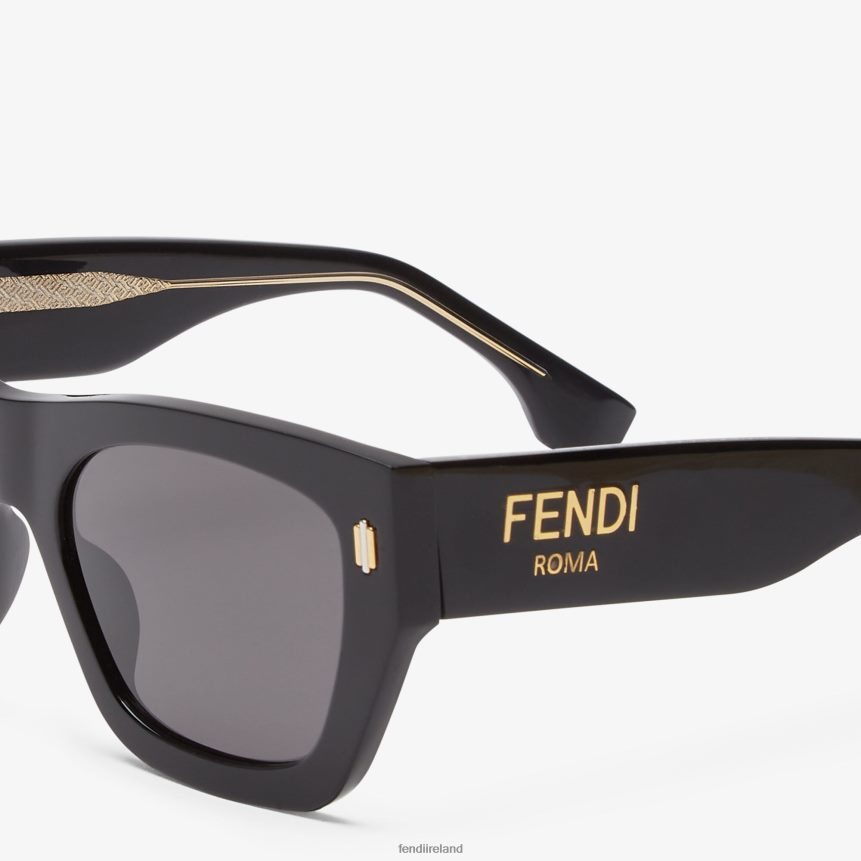 Fendi Women Roma Acetate Sunglasses R06TFR96 Accessories Black