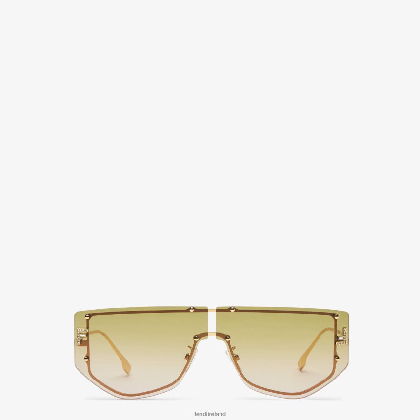 Fendi Women Shield Sunglasses With Two-Tone Gradient Lenses R06TFR205 Accessories Fashion