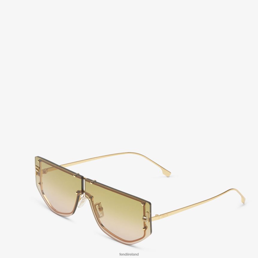 Fendi Women Shield Sunglasses With Two-Tone Gradient Lenses R06TFR205 Accessories Fashion