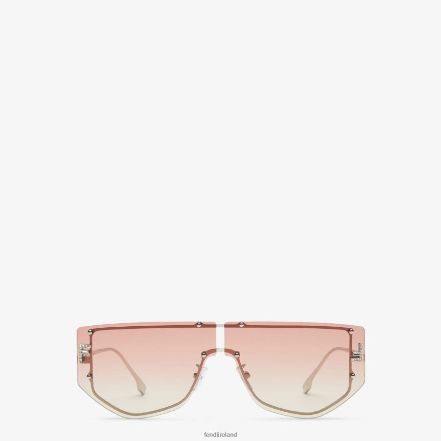 Fendi Women Shield Sunglasses With Two-Tone Gradient Lenses R06TFR228 Accessories Fashion