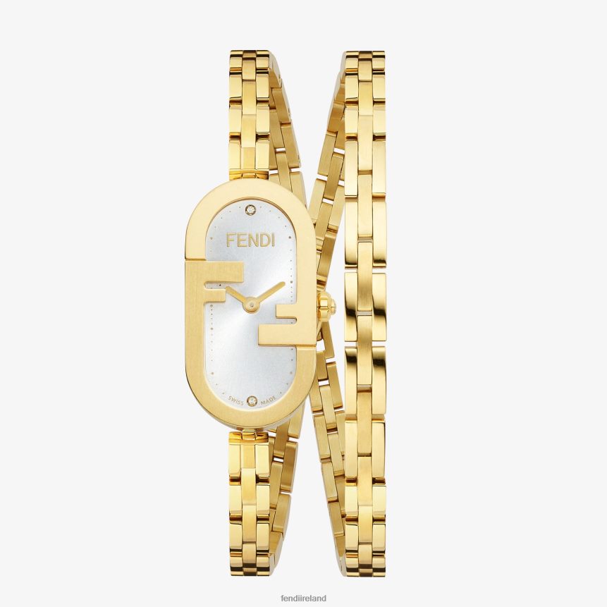 Fendi Women 14.80 X 28.30mm - Oval Watch With O'Lock Logo R06TFR294 Accessories Gold