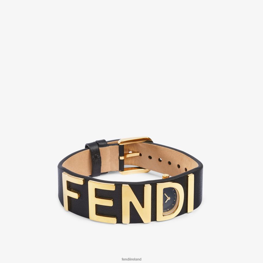 Fendi Women 17.80 X 19.80 mm - Bracelet Watch With Lettering R06TFR38 Accessories Black