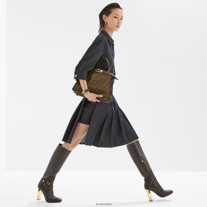 Fendi Women 17.80 X 19.80 mm - Bracelet Watch With Lettering R06TFR38 Accessories Black