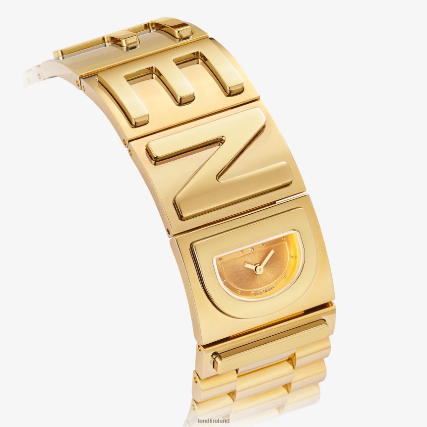 Fendi Women 22.25 X 25 mm - Bracelet Watch With Lettering R06TFR60 Accessories Gold