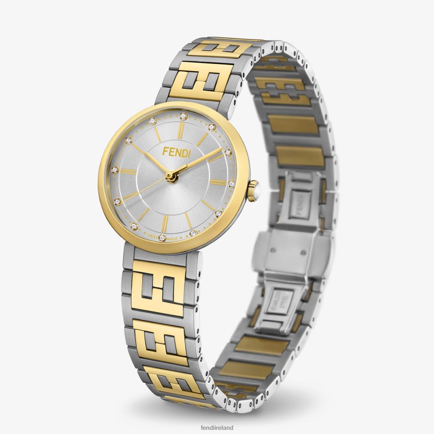 Fendi Women 29mm - Watch With FF Logo Bracelet R06TFR423 Accessories Multicolor