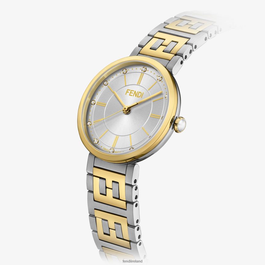 Fendi Women 29mm - Watch With FF Logo Bracelet R06TFR423 Accessories Multicolor