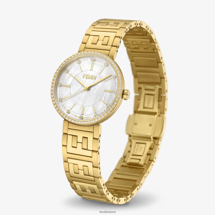 Fendi Women 29mm - Watch With FF Logo Bracelet R06TFR433 Accessories Fashion