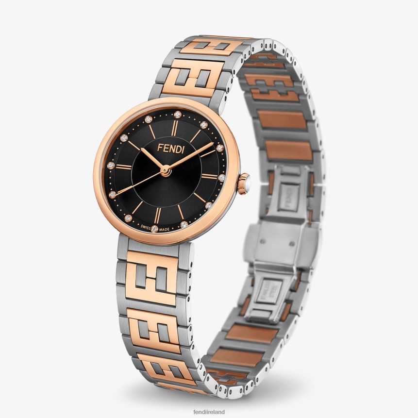 Fendi Women 29mm - Watch With FF Logo Bracelet R06TFR471 Accessories Multicolor