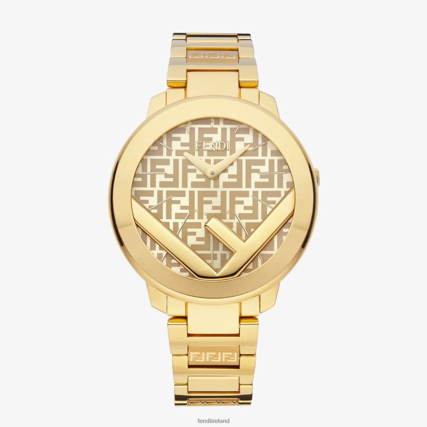 Fendi Women 36mm - Round Watch With Logo R06TFR172 Accessories Gold
