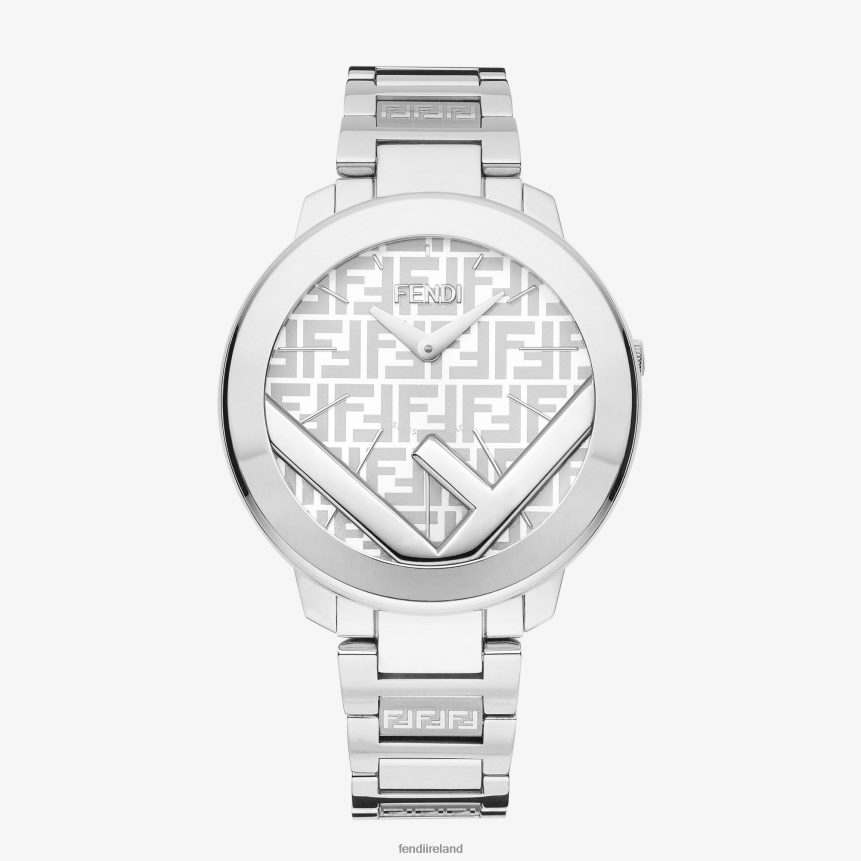 Fendi Women 36mm - Round Watch With Logo R06TFR175 Accessories Silver