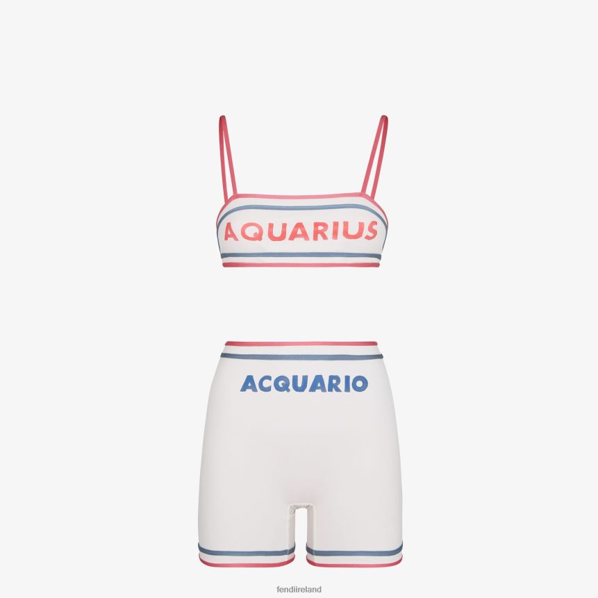 Fendi Women Lycra Bikini R06TFR1022 Apparel White