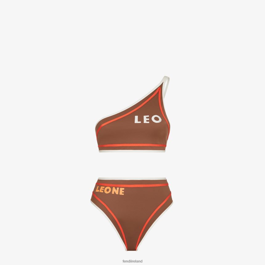 Fendi Women Lycra Bikini R06TFR1054 Apparel Brown
