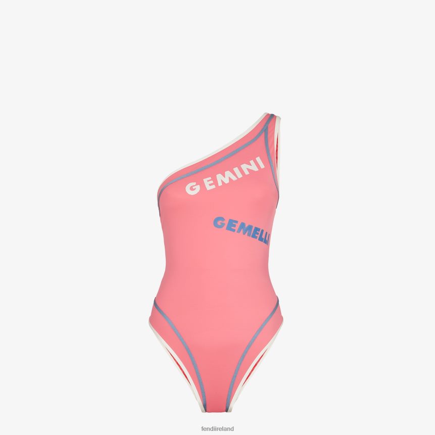 Fendi Women Lycra Swimsuit R06TFR1052 Apparel Pink