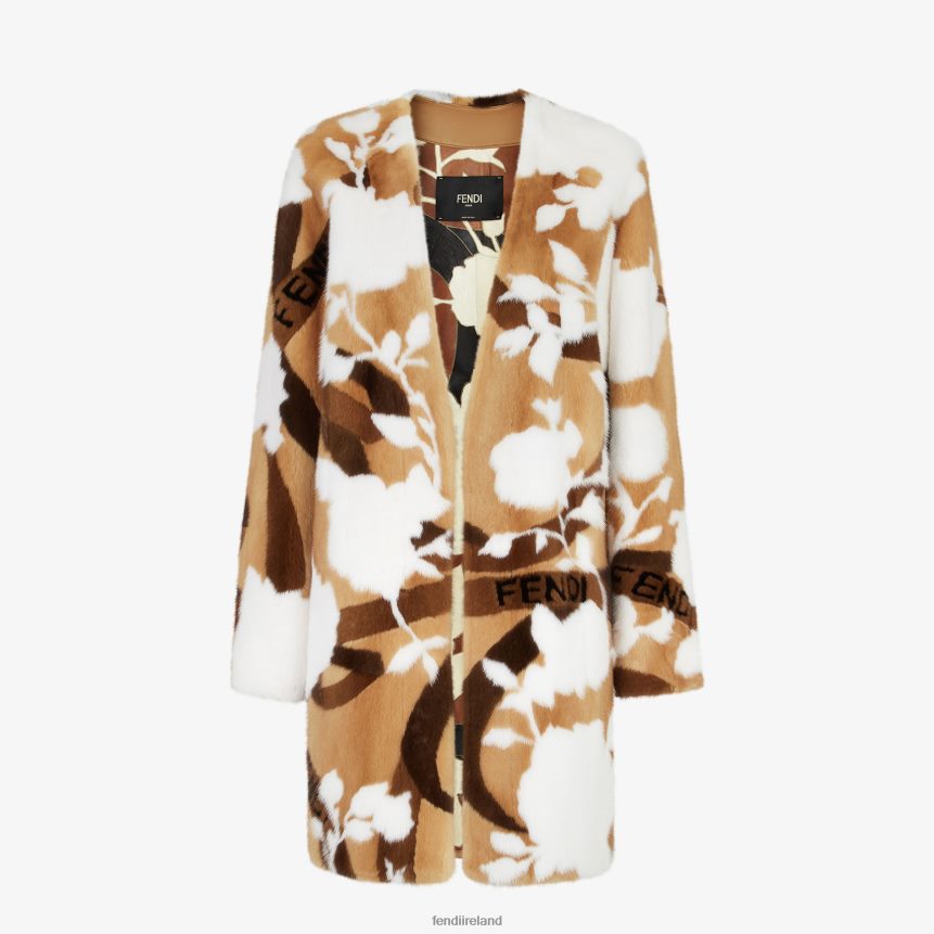 Fendi Women Mink Coat R06TFR1139 Apparel Multicolor