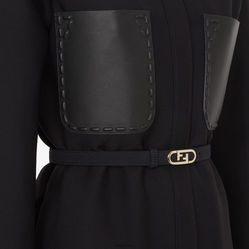 Fendi Women Wool And Silk Go-To Jacket R06TFR1006 Apparel Black