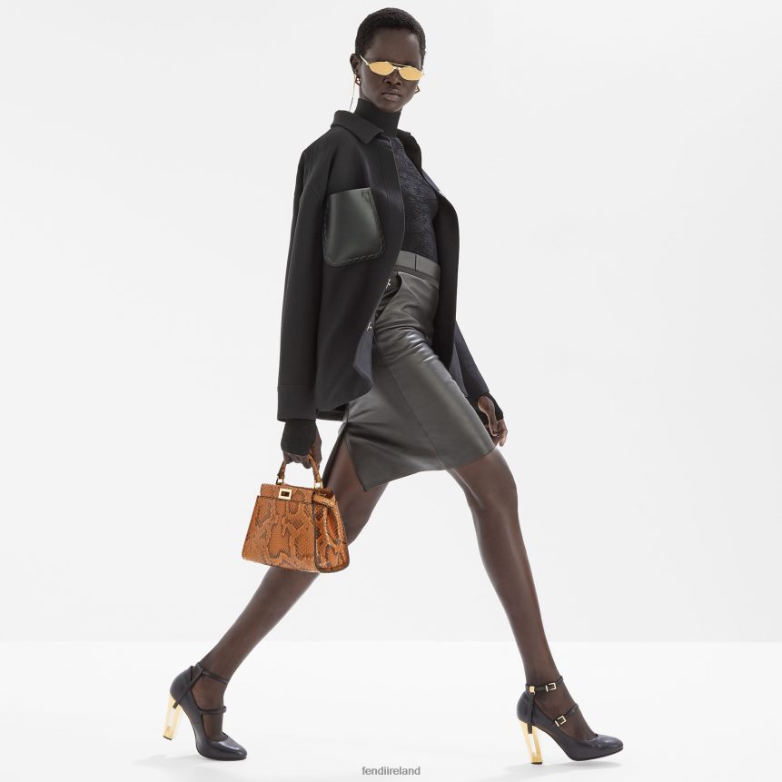 Fendi Women Wool And Silk Go-To Jacket R06TFR1006 Apparel Black