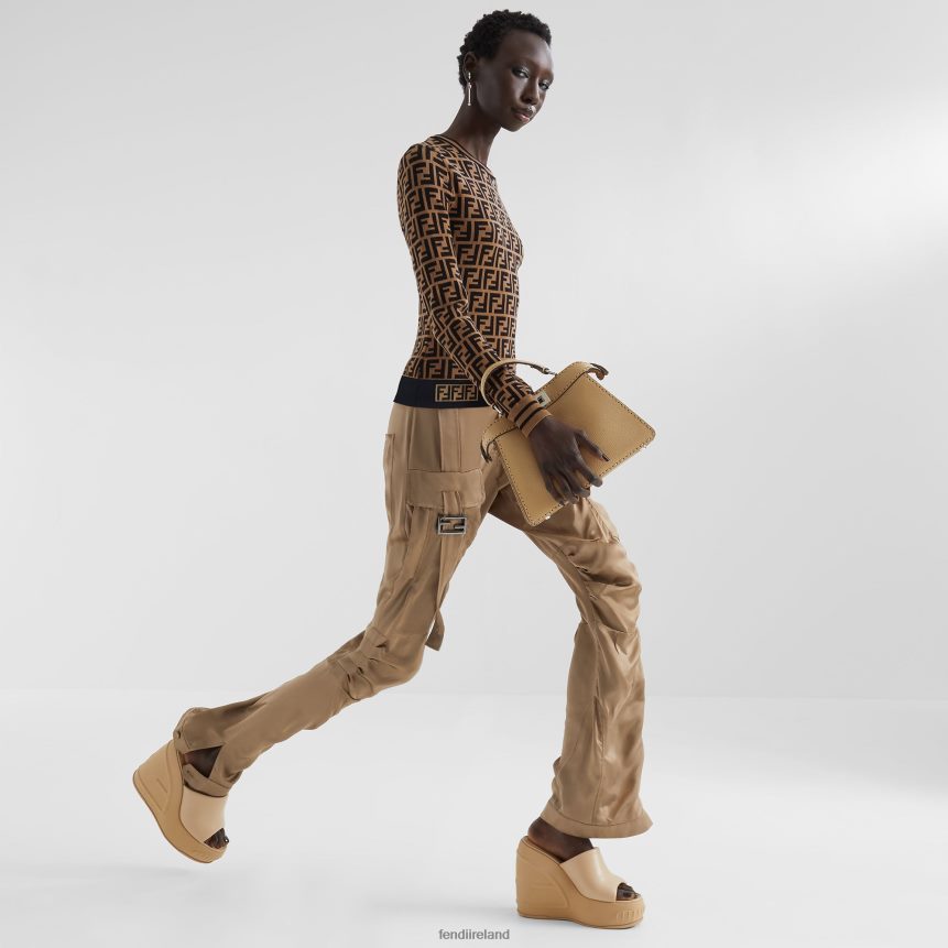 Fendi Women FF Motif Sweater R06TFR970 Apparel Multicolor