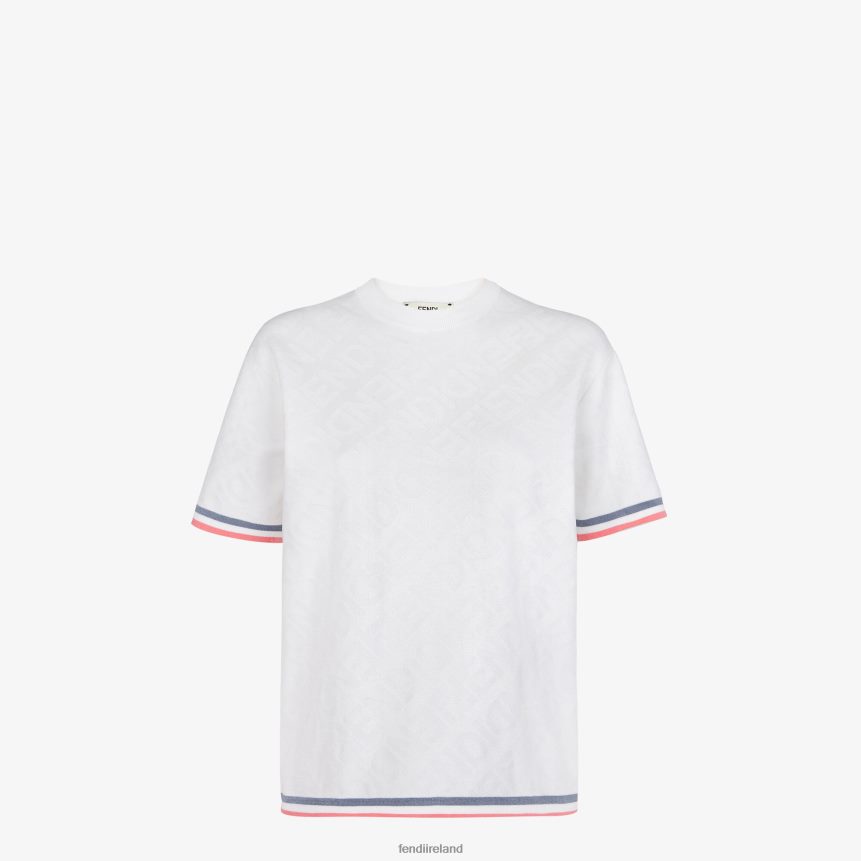 Fendi Women Viscose Jumper R06TFR1035 Apparel White