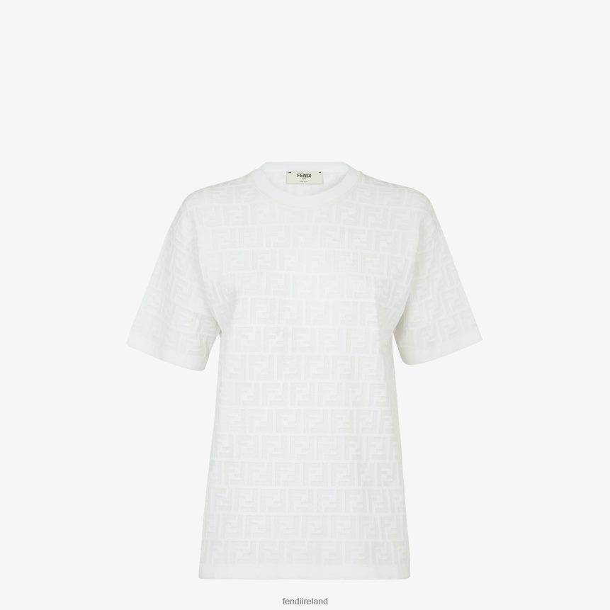 Fendi Women Viscose Sweater R06TFR1162 Apparel White