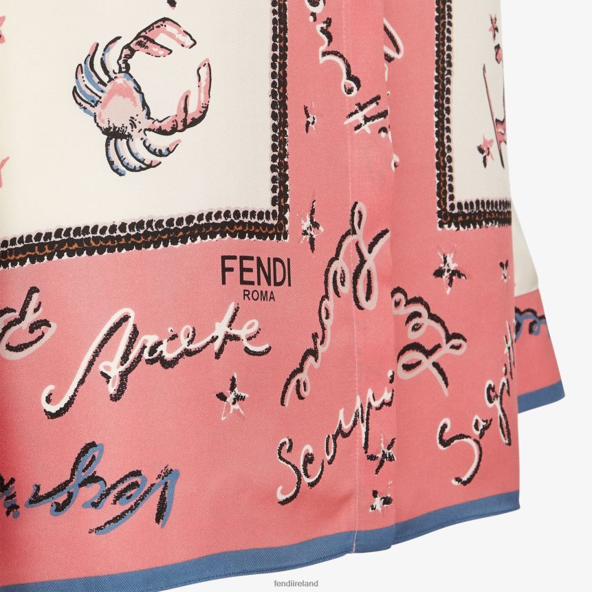 Fendi Women Silk Shirt R06TFR1037 Apparel Multicolor