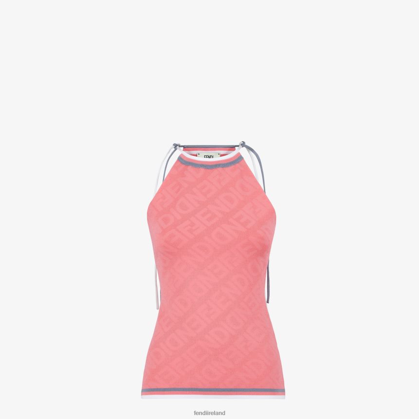 Fendi Women Viscose Top R06TFR1017 Apparel Pink