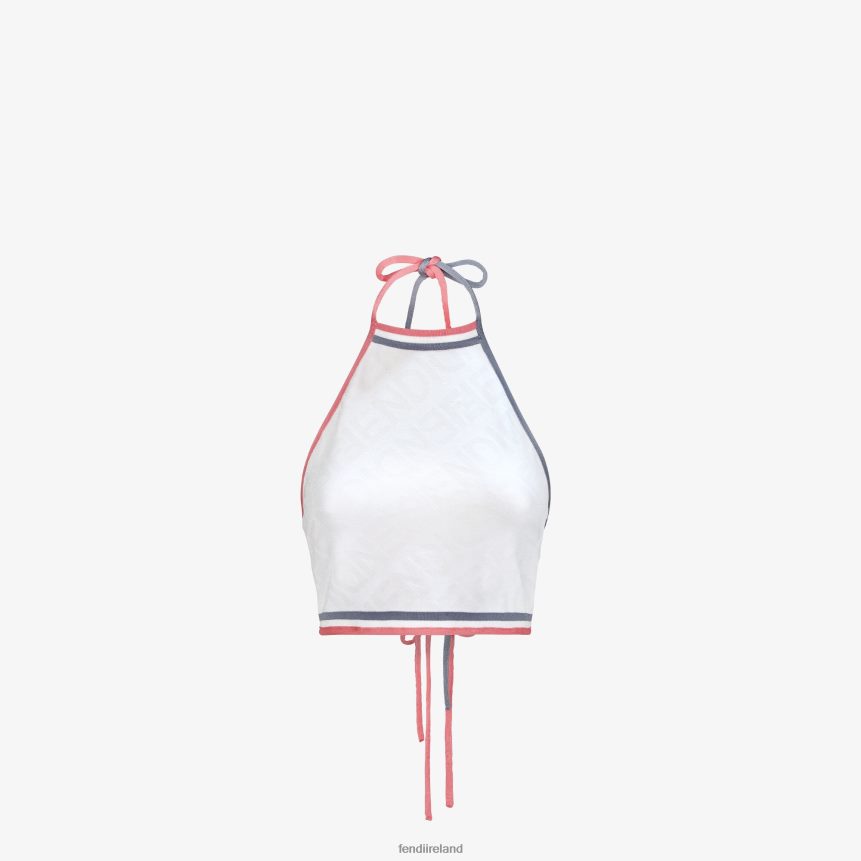 Fendi Women Viscose Top R06TFR1032 Apparel White