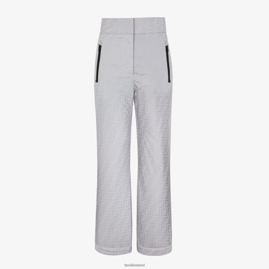 Fendi Women FF Tech Fabric Pants R06TFR1179 Apparel Gray