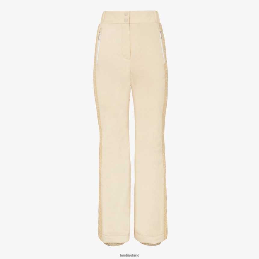 Fendi Women Nylon Pants R06TFR1240 Apparel White